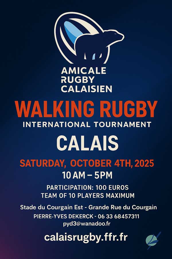 calais walking rugby 2025